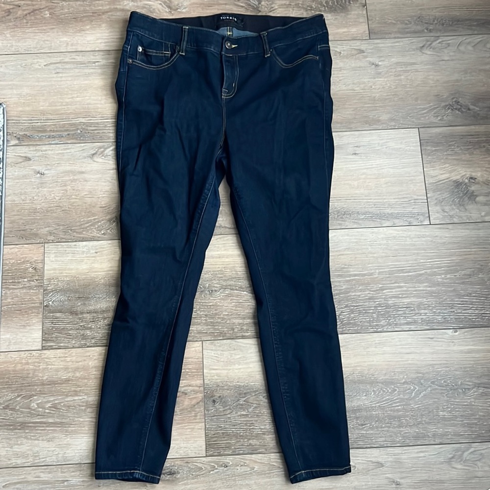 Torrid BOMBSHELL SKINNY JEAN - PREMIUM STRETCH ECO DARK WASH